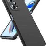 Xiaomi Redmi Note 12 Pro 5G Θήκη Σιλικόνης Μαύρη Matte Finish Soft Cover Case Black