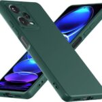 Xiaomi Redmi Note 12 Pro 5G Θήκη Σιλικόνης Πράσινη Soft Touch Silicone Rubber Soft Case Green