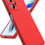 Xiaomi Redmi Note 12 Pro 5G Θήκη Σιλικόνης Κόκκινη Soft Touch Silicone Rubber Soft Case Red
