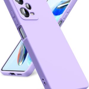 Xiaomi Redmi Note 12 Pro 5G Θήκη Σιλικόνης Μωβ Soft Touch Silicone Rubber Soft Case Purple