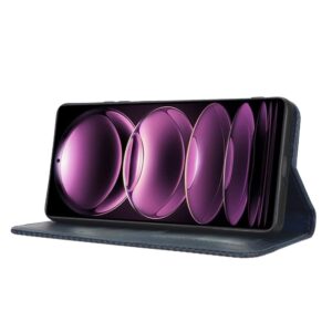 Xiaomi Redmi Note 12 Pro 5G / Xiaomi Poco X5 Pro 5G Θήκη Βιβλίο Μπλε Magnetic Buckle Retro Texture Phone Case Blue