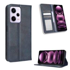 Xiaomi Redmi Note 12 Pro 5G / Xiaomi Poco X5 Pro 5G Θήκη Βιβλίο Μπλε Magnetic Buckle Retro Texture Phone Case Blue
