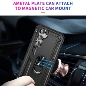 Samsung Galaxy A54 5G Θήκη Μαύρη Με Σταντ Shockproof TPU + PC Phone Case with Holder Black