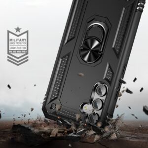 Samsung Galaxy A54 5G Θήκη Μαύρη Με Σταντ Shockproof TPU + PC Phone Case with Holder Black