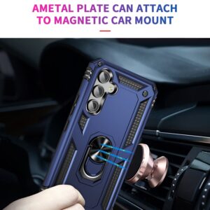 Samsung Galaxy A54 5G Θήκη Μπλε Με Σταντ Shockproof TPU + PC Phone Case with Holder Blue