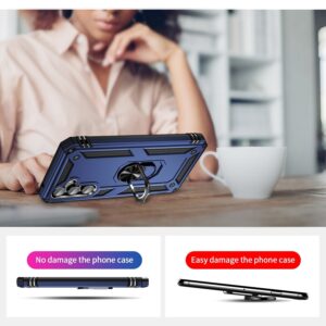 Samsung Galaxy A54 5G Θήκη Μπλε Με Σταντ Shockproof TPU + PC Phone Case with Holder Blue