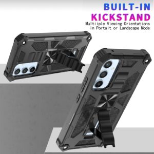 Samsung Galaxy A54 5G Θήκη Με Σταντ Μαύρη Armor Shockproof TPU + PC Magnetic Protective Phone Case with Holder Black