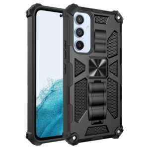 Samsung Galaxy A54 5G Θήκη Με Σταντ Μαύρη Armor Shockproof TPU + PC Magnetic Protective Phone Case with Holder Black