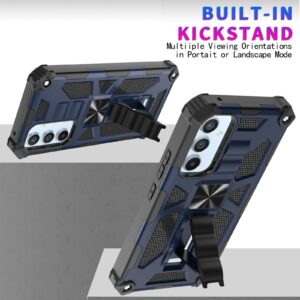 Samsung Galaxy A54 5G Θήκη Με Σταντ Μπλε Armor Shockproof TPU + PC Magnetic Protective Phone Case with Holder Blue