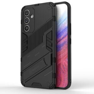 Samsung Galaxy A54 5G Σκληρή Θήκη Μαύρη Με Σταντ Punk Armor 2 in 1 PC + TPU Phone Case Black