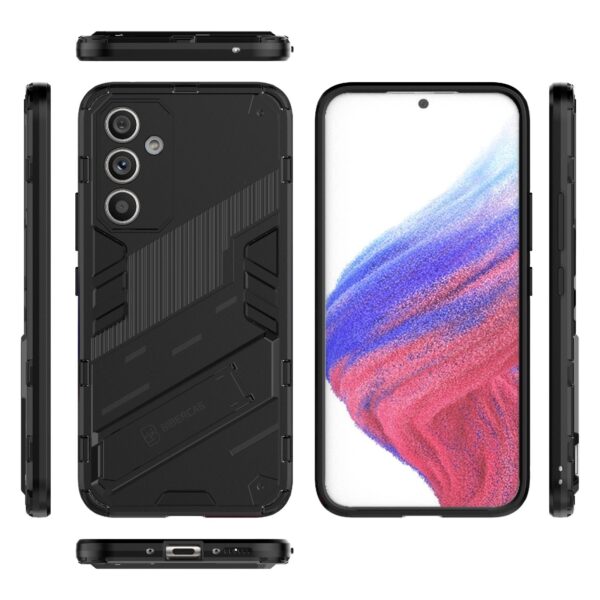 Samsung Galaxy A54 5G Σκληρή Θήκη Μαύρη Με Σταντ Punk Armor 2 in 1 PC + TPU Phone Case Black