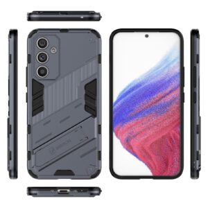 Samsung Galaxy A54 5G Σκληρή Θήκη Γκρί Με Σταντ Punk Armor 2 in 1 PC + TPU Phone Case Grey