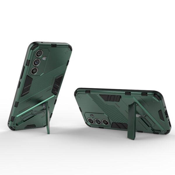 Samsung Galaxy A54 5G Σκληρή Θήκη Πράσινη Με Σταντ Punk Armor 2 in 1 PC + TPU Phone Case Green