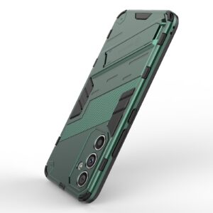 Samsung Galaxy A54 5G Σκληρή Θήκη Πράσινη Με Σταντ Punk Armor 2 in 1 PC + TPU Phone Case Green