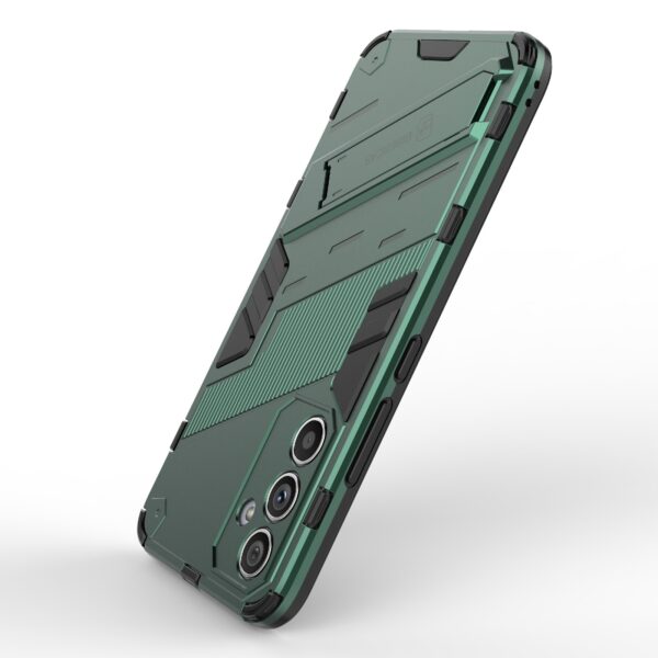 Samsung Galaxy A54 5G Σκληρή Θήκη Πράσινη Με Σταντ Punk Armor 2 in 1 PC + TPU Phone Case Green