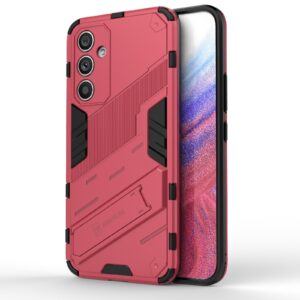 Samsung Galaxy A54 5G Σκληρή Θήκη Απαλό Κόκκινο Punk Armor 2 in 1 PC + TPU Phone Case Light Red