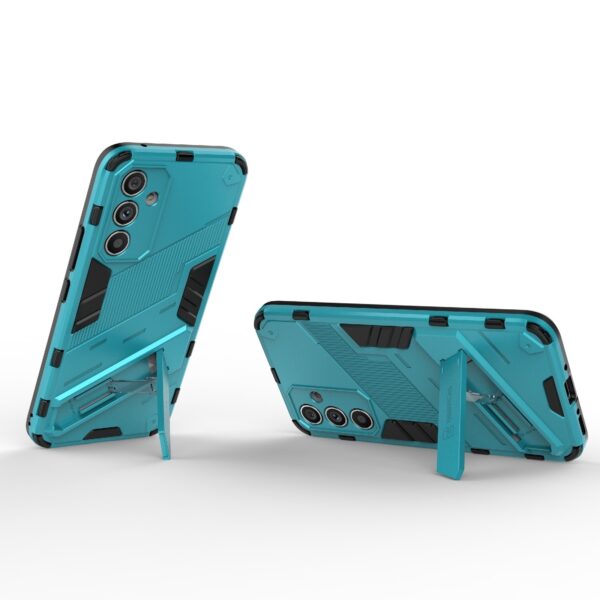 Samsung Galaxy A54 5G Σκληρή Θήκη Μπλέ Με Σταντ Punk Armor 2 in 1 PC + TPU Phone Case Blue