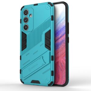 Samsung Galaxy A54 5G Σκληρή Θήκη Μπλέ Με Σταντ Punk Armor 2 in 1 PC + TPU Phone Case Blue
