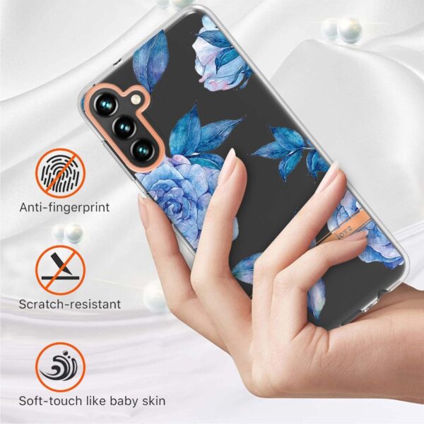 Samsung Galaxy A54 5G Θήκη Σιλικόνης Ορχιδέα Παιώνια Flowers and Plants Series IMD TPU Phone Case Orchid Peony