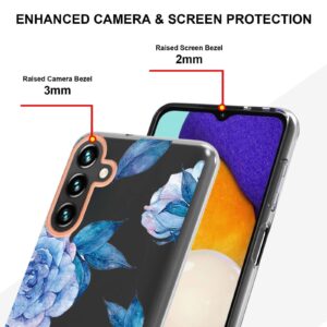 Samsung Galaxy A54 5G Θήκη Σιλικόνης Ορχιδέα Παιώνια Flowers and Plants Series IMD TPU Phone Case Orchid Peony