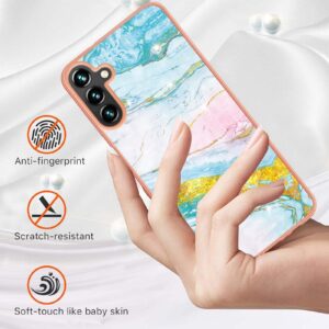 Samsung Galaxy A54 5G Θήκη Σιλικόνης Μάρμαρο Πράσινο Electroplating Marble IMD TPU Phone Case Green 004