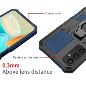 Samsung Galaxy A54 5G Θήκη Μπλε Armor Warrior Shockproof PC + TPU Phone Case Red