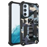 Samsung Galaxy A54 5G Θήκη Καμουφλάζ Ανοιχτό Μπλε Camouflage Armor Shockproof Magnetic Case with Holder Army Green