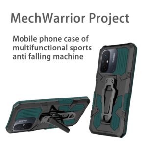 Xiaomi Redmi 12C Θήκη Πράσινη Armor Warrior Shockproof PC + TPU Phone Case Green
