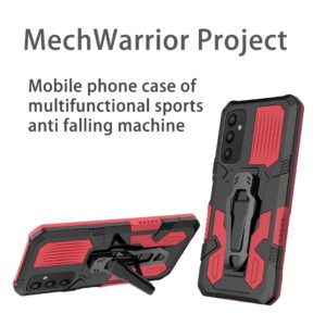 Samsung Galaxy A34 5G Θήκη Κόκκινη Armor Warrior Shockproof PC + TPU Phone Case Red