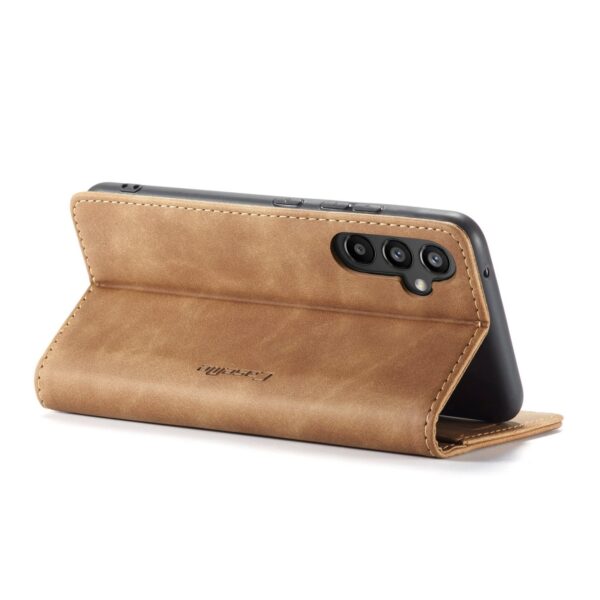 Samsung Galaxy A34 5G Θήκη Βιβλίο Καφέ CaseMe 013 Multifunctional Horizontal Flip Phone Case Brown