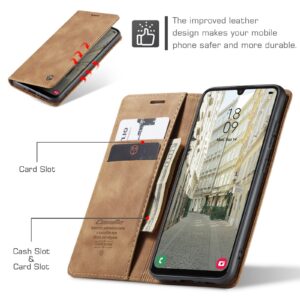 Samsung Galaxy A34 5G Θήκη Βιβλίο Καφέ CaseMe 013 Multifunctional Horizontal Flip Phone Case Brown
