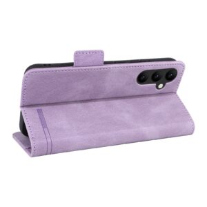 Samsung Galaxy A34 5G Θήκη Βιβλίο Μωβ Magnetic Clasp Phone Case Purple