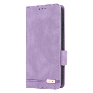 Samsung Galaxy A34 5G Θήκη Βιβλίο Μωβ Magnetic Clasp Phone Case Purple