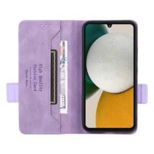 Samsung Galaxy A34 5G Θήκη Βιβλίο Μωβ Magnetic Clasp Phone Case Purple