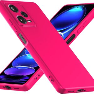Xiaomi Redmi Note 12 Pro 5G Θήκη Σιλικόνης Φούξια Soft Touch Silicone Rubber Soft Case Fuchsia