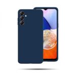 Samsung Galaxy A14 4G / A14 5G Θήκη Σιλικόνης Μπλε Soft Touch Silicone Rubber Soft Navy