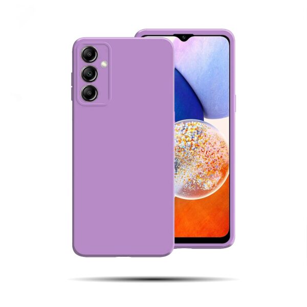 Samsung Galaxy A14 4G / A14 5G Θήκη Σιλικόνης Μωβ Soft Touch Silicone Rubber Soft Purple