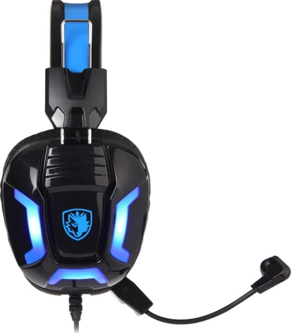 Sades Element Over Ear Gaming Headset με σύνδεση USB / 2x3.5mm Μπλε