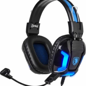 Sades Element Over Ear Gaming Headset με σύνδεση USB / 2x3.5mm Μπλε