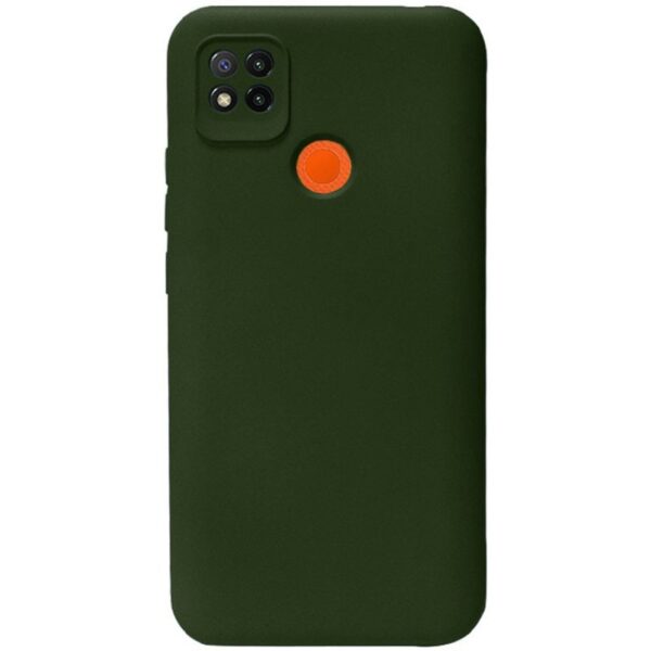 Xiaomi Redmi 9C / Redmi 10A Θήκη Σιλικόνης Πράσινη Soft Touch Silicone Rubber Soft Case Green
