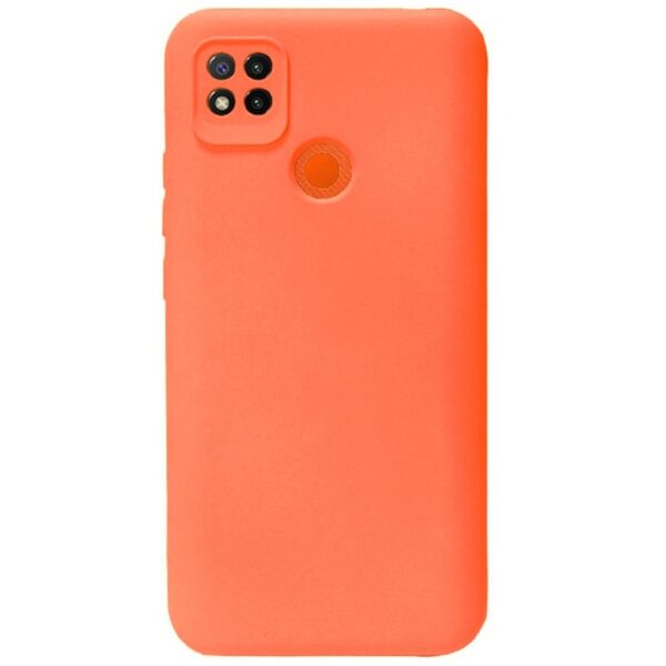 Xiaomi Redmi 9C / Redmi 10A Θήκη Σιλικόνης Πορτοκαλί Soft Touch Silicone Rubber Soft Case Orange