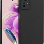 Xiaomi Redmi Note 12s Θήκη Σιλικόνης Μαύρη Soft Touch Silicone Rubber Soft Case Black