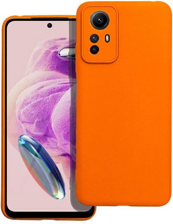 Xiaomi Redmi Note 12s Θήκη Σιλικόνης Πορτοκαλί Soft Touch Silicone Rubber Soft Case Orange