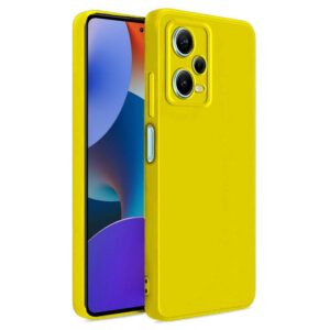 Xiaomi Redmi Note 12 Pro Plus 5G Θήκη Σιλικόνης Κίτρινη Soft Touch Silicone Rubber Soft Case Yellow
