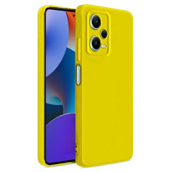 Xiaomi Redmi Note 12 Pro Plus 5G Θήκη Σιλικόνης Κίτρινη Soft Touch Silicone Rubber Soft Case Yellow