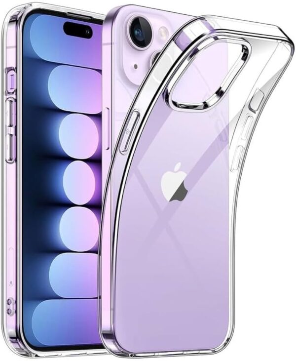 Θήκη iPhone 15 Plus Σιλικόνης Διάφανη TPU Silicone Case 1.5mm Transparent