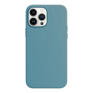 iPhone 15 Pro Max Θήκη Σιλικόνης Πετρόλ Soft Touch Silicone Rubber Soft Petrol