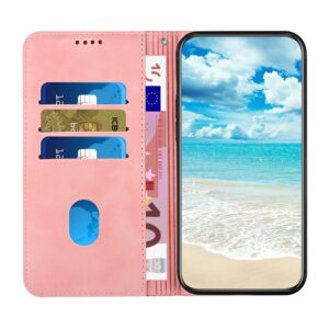Xiaomi Redmi Note 12 5G / Poco X5 5G Θήκη Βιβλίο Ροζ Χρυσό Diamond Splicing Skin Feel Magnetic Phone Case Rose Gold