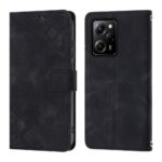 Xiaomi Poco X5 Pro 5G / Redmi Note 12 Pro 5G Θήκη Βιβλίο Μαύρο Skin-feel Embossed Phone Case Black