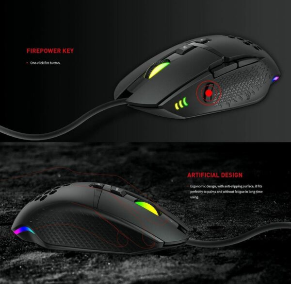 Havit MS1022 RGB Gaming Ποντίκι